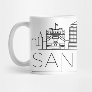 San Jose Minimal Skyline Mug